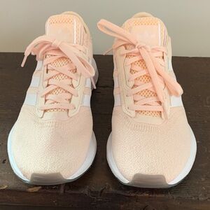 Adidas Light Pink Running Shoes